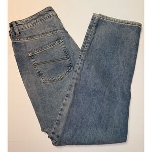 Collusion Jeans‎ Womens 30 Straight Leg Blue Denim Cotton Blend Dark Wash 30x30